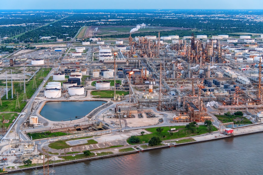 Industrial chemical plant